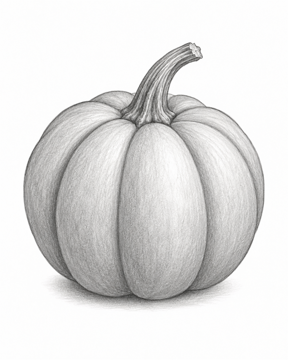 Stage 4: Shade the Finished Pumpkin