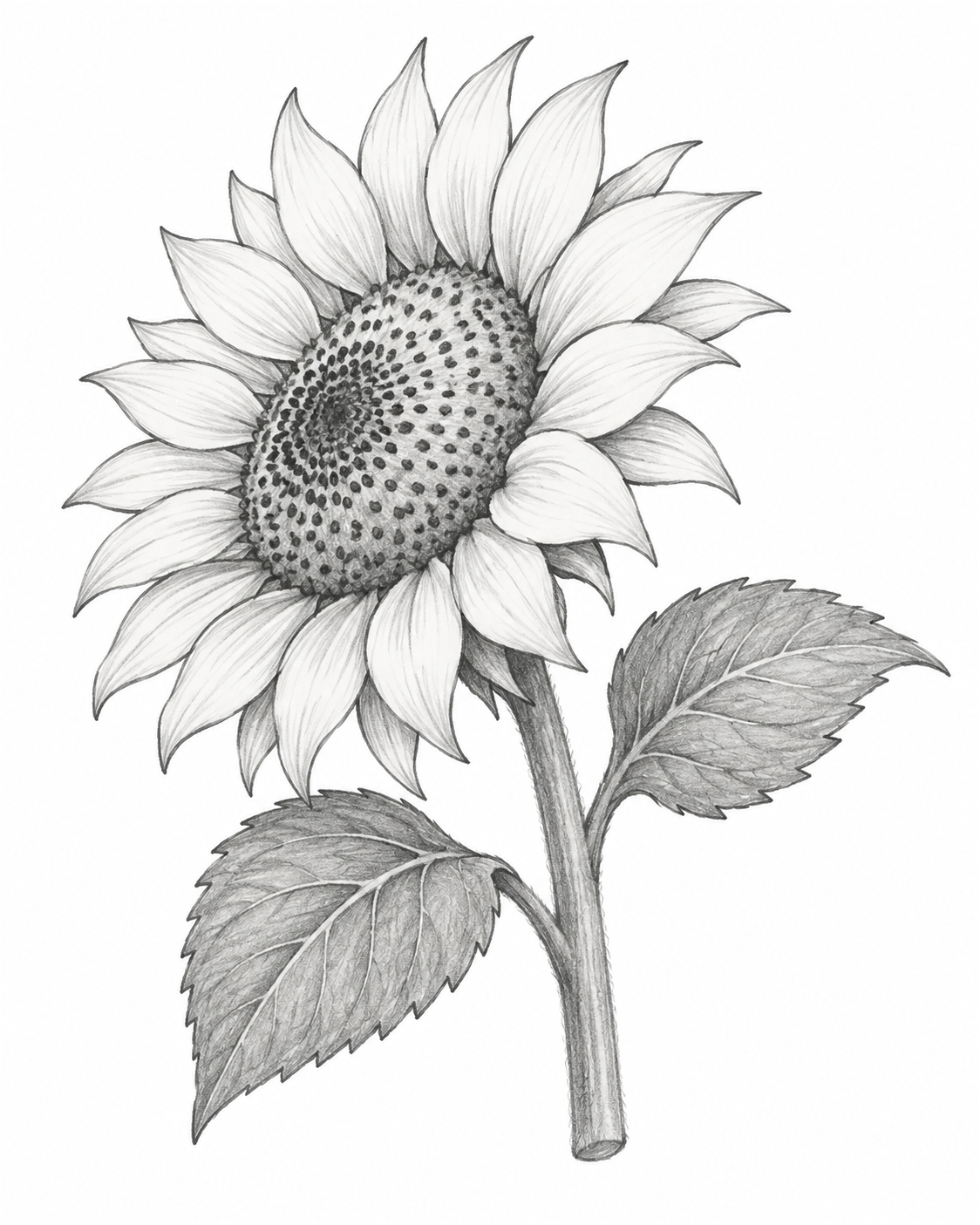 Stage 4: Finish the Pencil Drawing