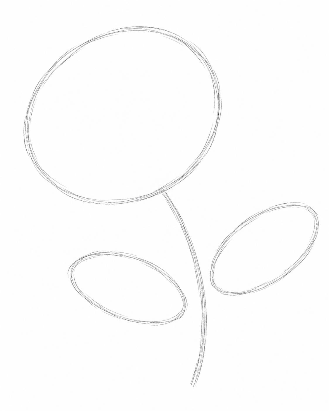 Stage 1: Place the Bloom and Leaves